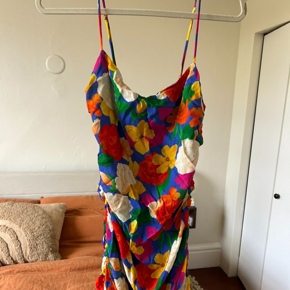 WeWoreWhat Ronnie Dress in Abstract Floral